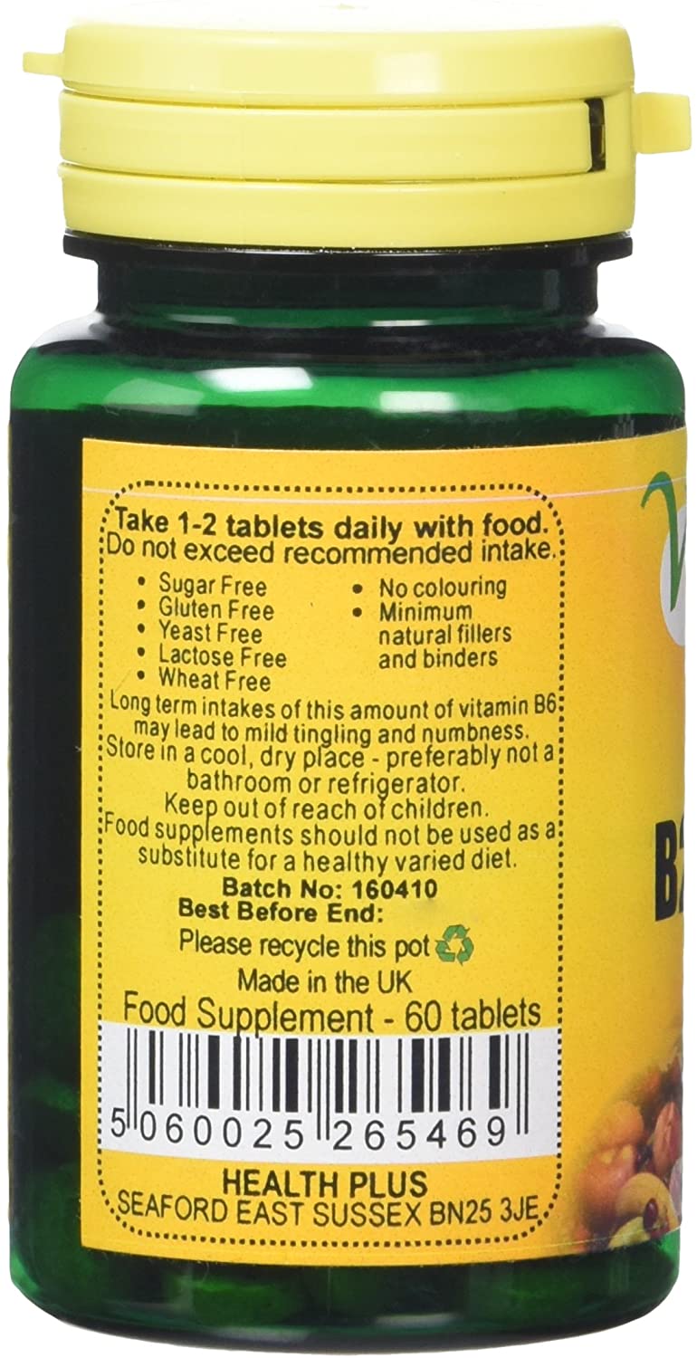 Veganicity B25 Complex : Vitamin B Supplement : 60 Tablets, in a Planet-Friendly 99% reccyled Pot, 60 count (Pack of 1) - Image 2