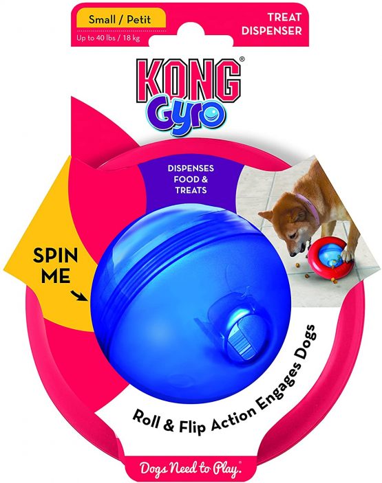 KONG - Gyro - Interactive Treat Dispensing Dog Toy - For Small Dogs - Image 3