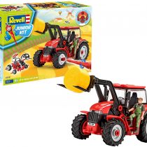 Revell 00815 Tractor with Loader and Figure, Multi Colour, Länge ca. 28 cm