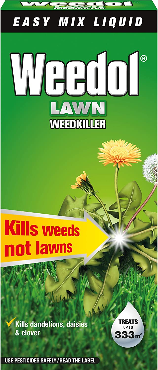 Weedol Concentrated Lawn Weedkiller, Easy Mix Liquid, 500 ml, Nylon/A