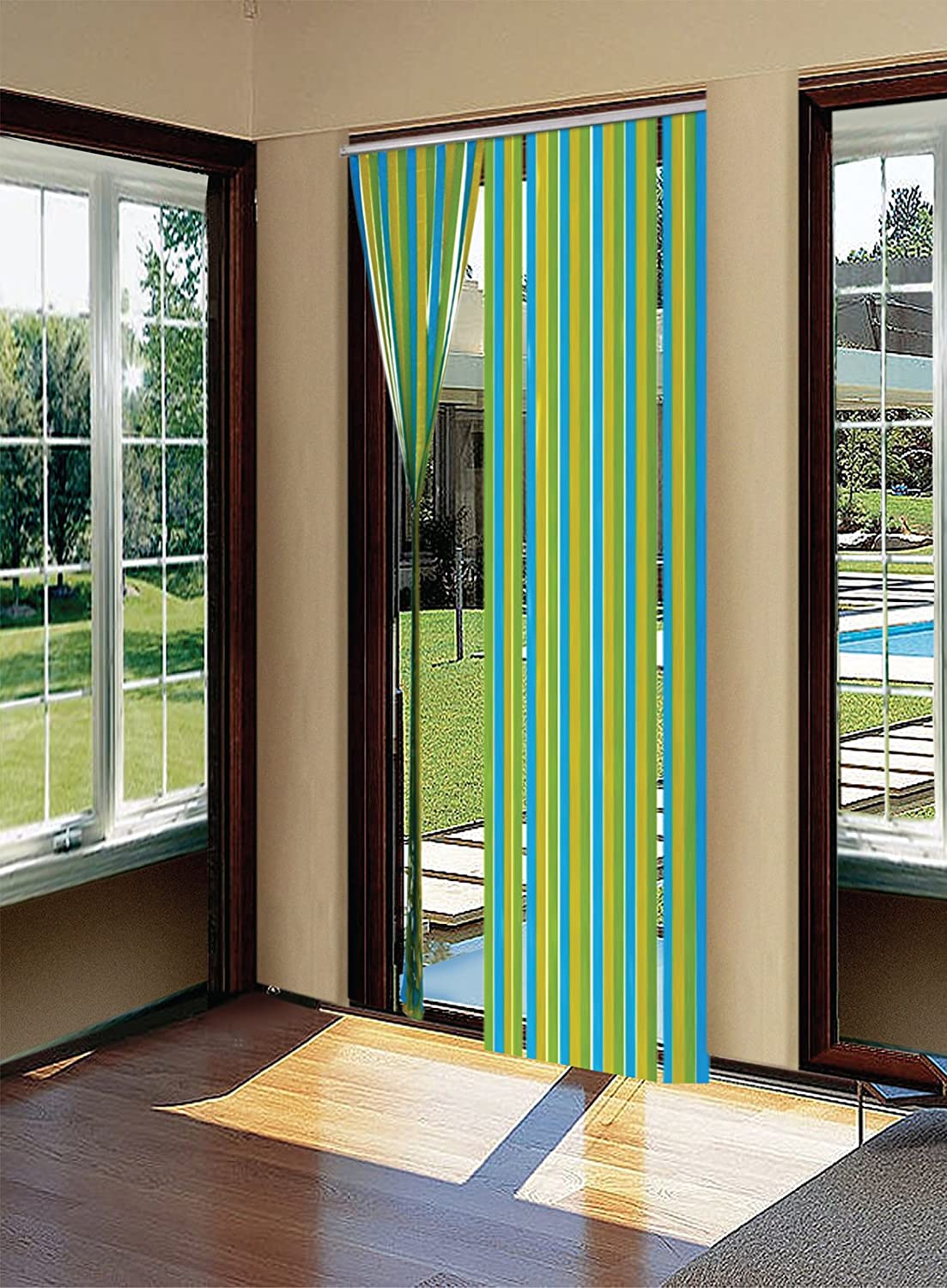Zero In Strip Blinds for Doors, Plastic Walk-Through Door Curtain Strips, Fly Door Curtain Strips for Insect Control - Image 2