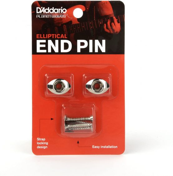 Planet Waves PWEEP202 Elliptical End Pins - Chrome, 1.0 in*0.07 in*0.05 in - Image 3