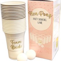 Hen Pong Party Drinking Game - The Ultimate Team Bride Hen Do Party Game