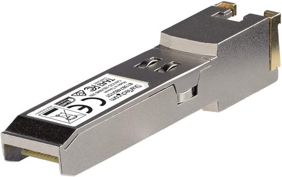 StarTech HPE 813874-B21 Compatible SFP+ Module - 10GBASE-T - SFP to RJ45 Cat6/Cat5e - 10GE Gigabit Ethernet SFP+ - RJ-45 30m - HPE BladeSystem, c-Class (813874B21ST) - Image 2