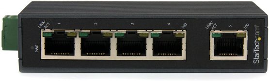 StarTech 5-Port Ethernet Switch - 10/100Mbps Industrial Networking Solution - IP30-rated Energy Efficient Internet Switch (IES5102) - Image 2