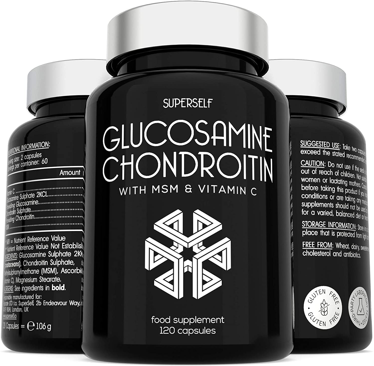 Glucosamine and Chondroitin MSM Capsules High Strength Complex with