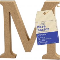 MDF Letter (1 piece) - Bare Basics - M