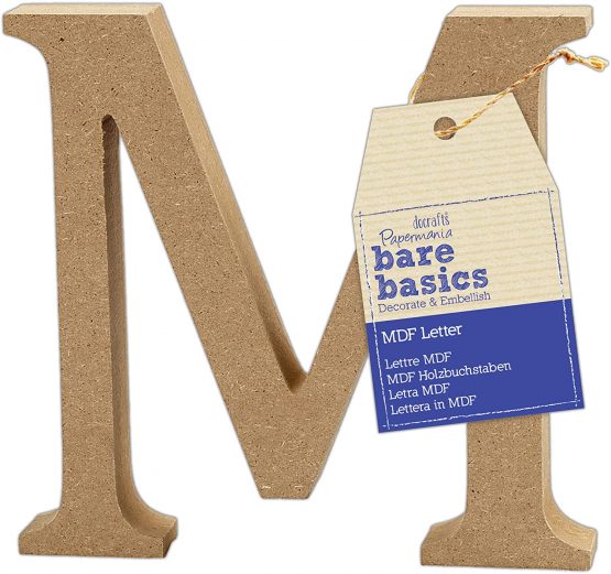 MDF Letter (1 piece) - Bare Basics - M