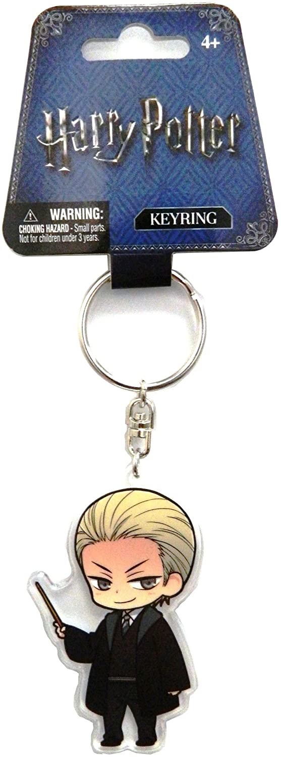 Harry Potter Draco Malfoy Acrylic Figure Key Chain, Multicolor, S
