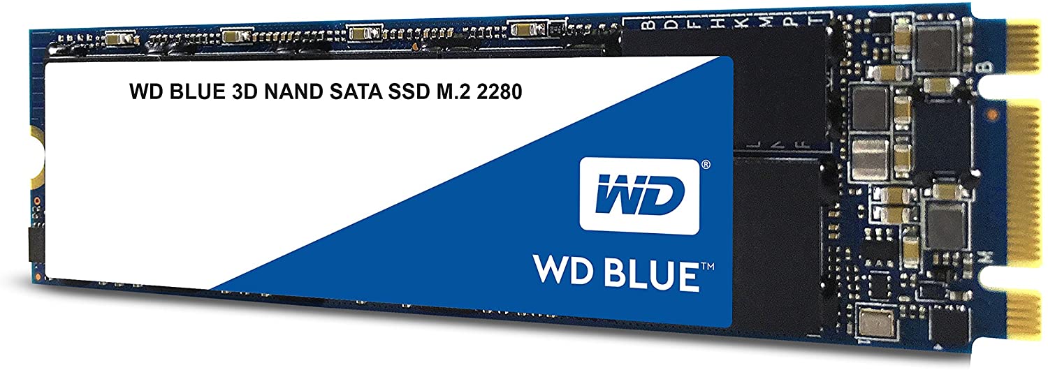 Western Digital WDS250G2B0B WD Blue 3D NAND Internal SSD M.2 SATA, 250 GB - Black - Image 2
