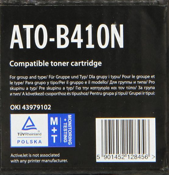 Active Jet AT-B410N OKI 43979102 Laser Cartridge - Image 4