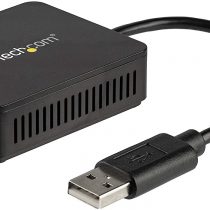 StarTech USB to Fiber Optic Converter - 100Mbps - USB 2.0 to Fiber Network Adapter - 100Base-FX SC Female Duplex Multimode Fiber/MMF Compatible - 2Km - Compact USB to Fiber LAN (US100A20FXSC)