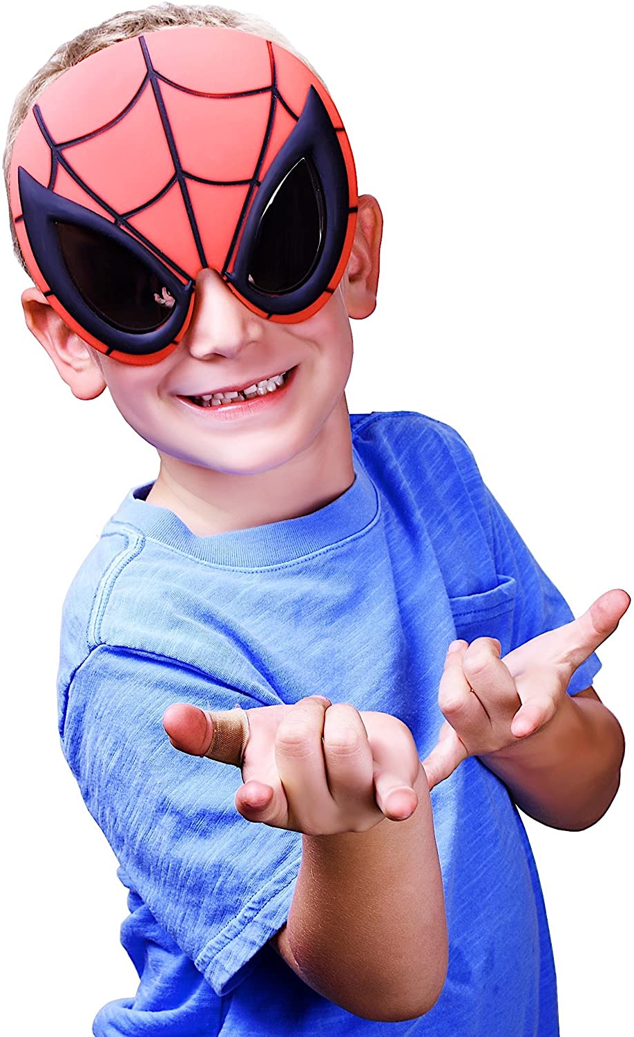 Sun-Staches Sunstaches Marvel Spiderman Sunstaches, Large by, Multicoloured - Image 3