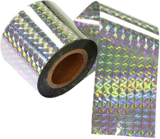 GWHOLE Bird Repellent Scare Tape Double-sided Reflective Scare Bird Tape Bird Deterrent Tape for Home, Garden and Farm, 5cm*45m - Image 2