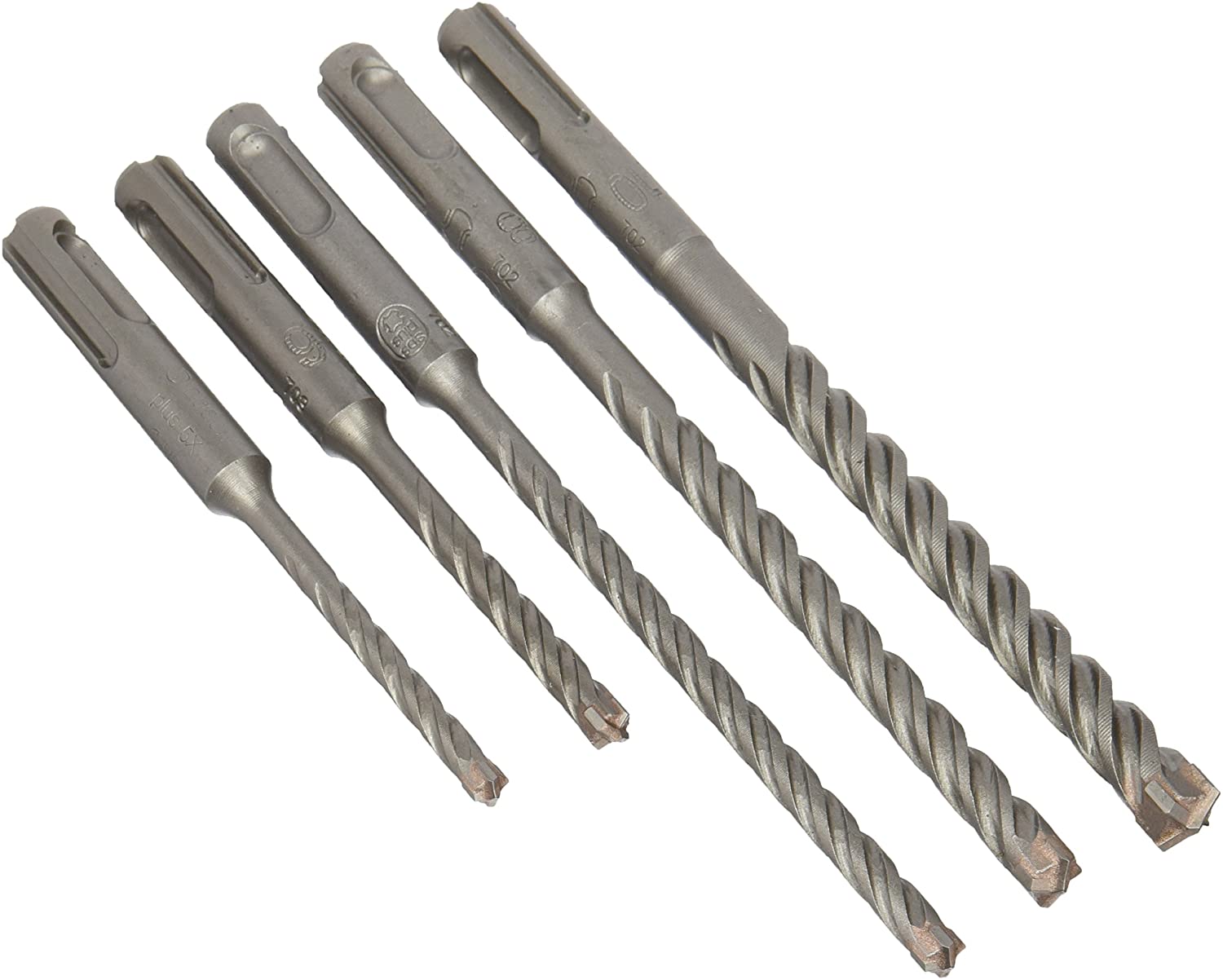 Bosch 5x PRO SDS plus-5X Hammer Drill Bit Set (for Concrete Lime and sand bricks, diameter 5-10 mm