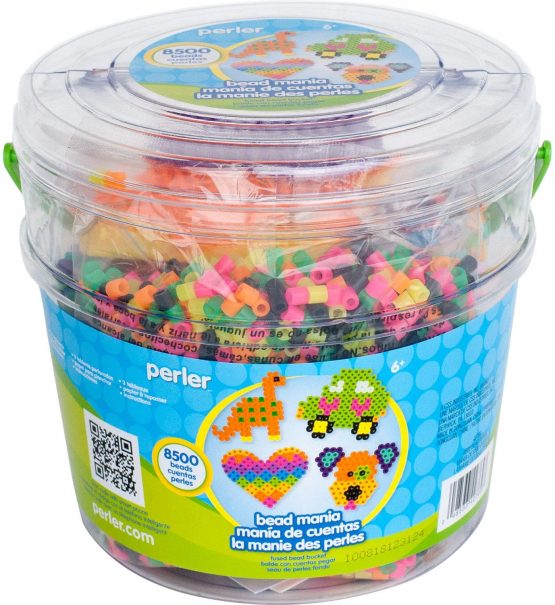 Perler Fun Fusion Fuse Bucket-Bead Mania, Multicolor