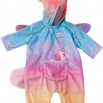 BABY born Fantasy Unicorn Onesie for 43 cm Dolls - Easy for Small Hands, Creative Play Promotes Empathy and Social Skills, For Toddlers 3 Years and Up - Includes Fluffy Mane, Unicorn Horn and Pocket