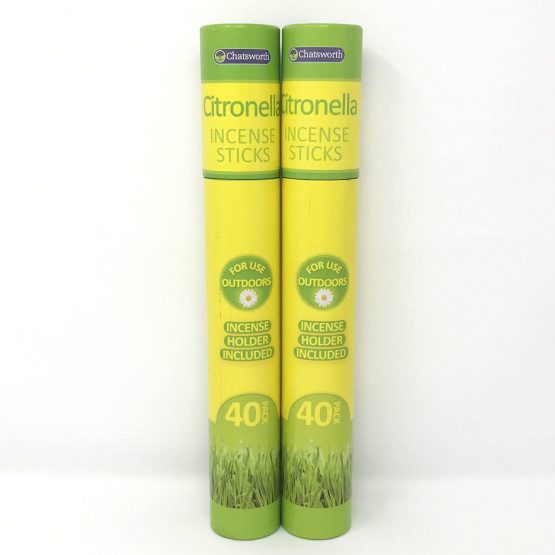 Chatsworth Citronella Incense Sticks - 2 packs of 30-60 in total