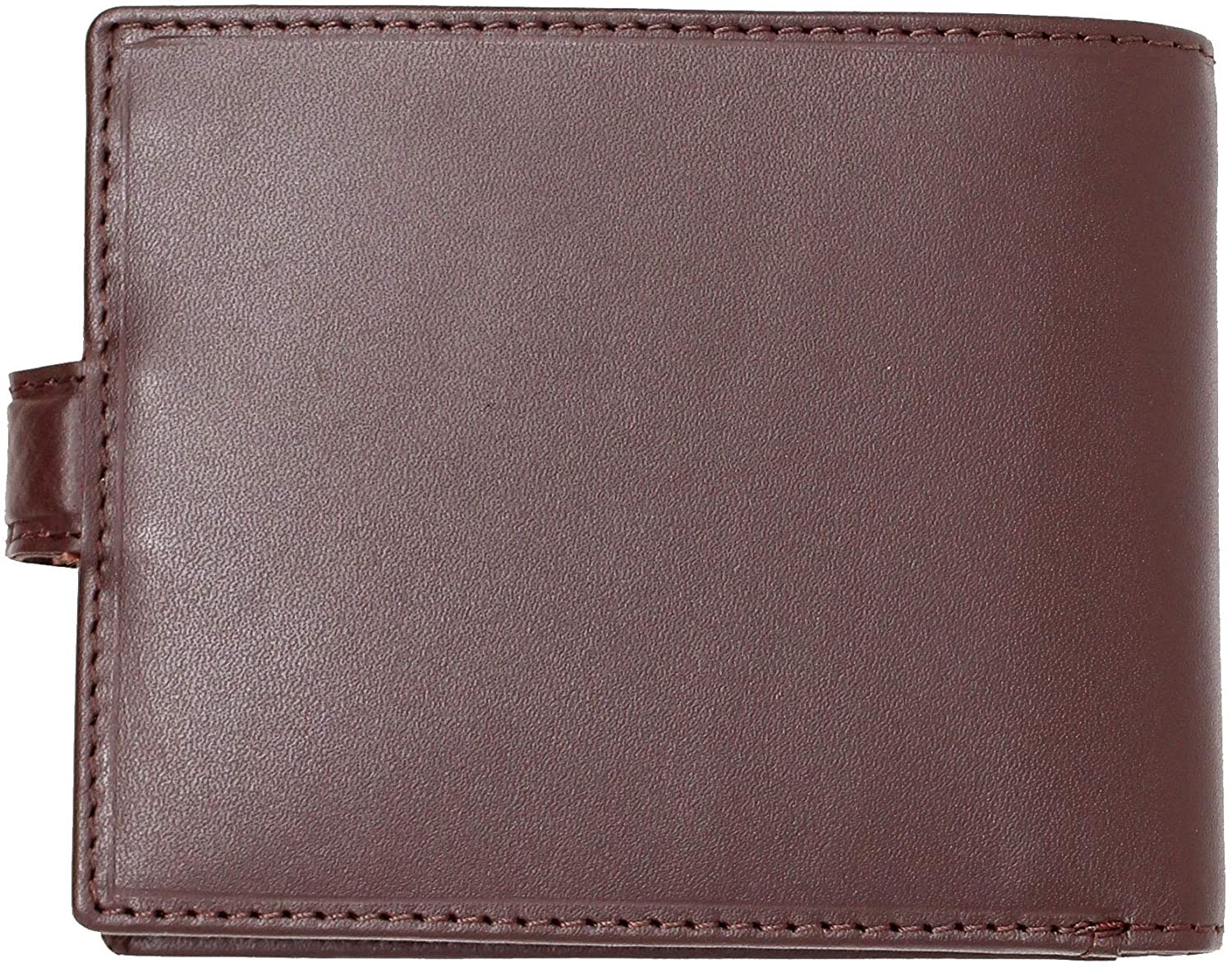 STARHIDE Wallets Men RFID Blocking Contactless Protection Slim Genuine Leather Bifold Wallet with Zip Coin Pocket Gift Boxed 1100 (Brown VT) - Image 2
