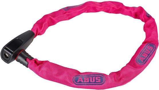 ABUS Catena 6806K Bicycle Lock, neon Pink, 75 cm