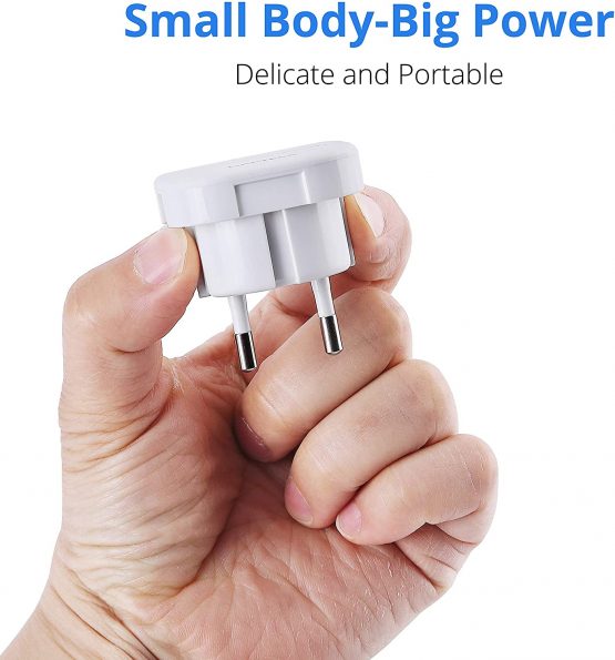 Pack of 5 Travel Adapter | UK to European Plug Adapter Converter (Euro Type C, E, F) EU Plugs for travelling to Italy Cape Verde Poland Spain Turkish Greece Bulgaria and more - Image 3