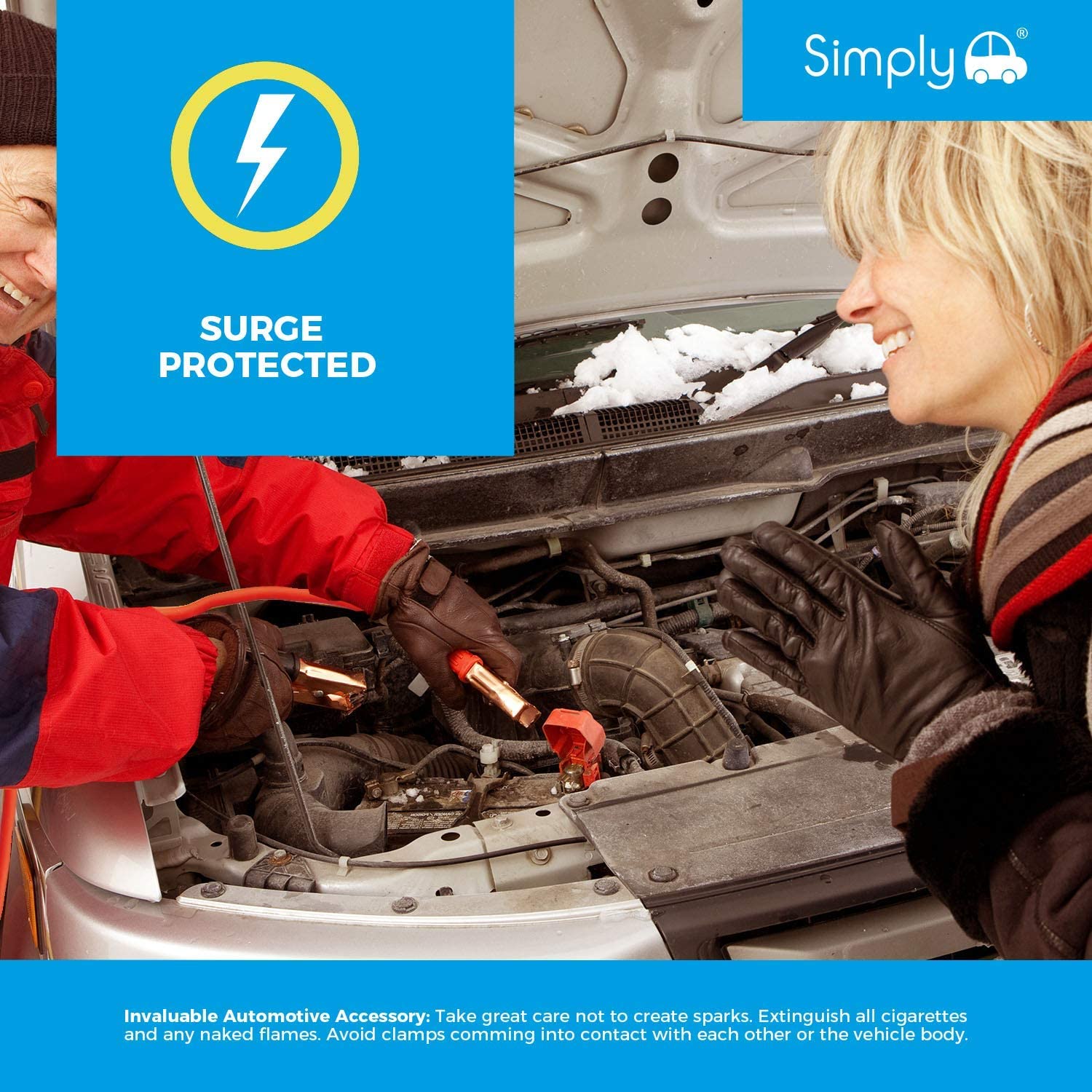 Simply SP1000 Professional Jump Booster Cable - Recommended for cars up to 6500cc - 1000AMPs - 5 Metres, 3 Metre - Image 4