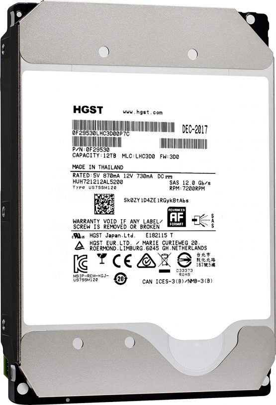 WD-40 ULTRASTAR HE12 12TB SAS 512E