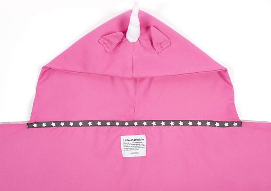 Little Champions Autonomy Unicorn Mini Bath Cape - Pink - Image 4