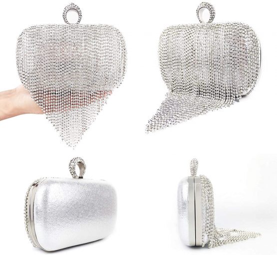 Womens Evening Clutch Bag Designer Evening Handbag,Lady Party Clutch Purse ¡­ - Image 4