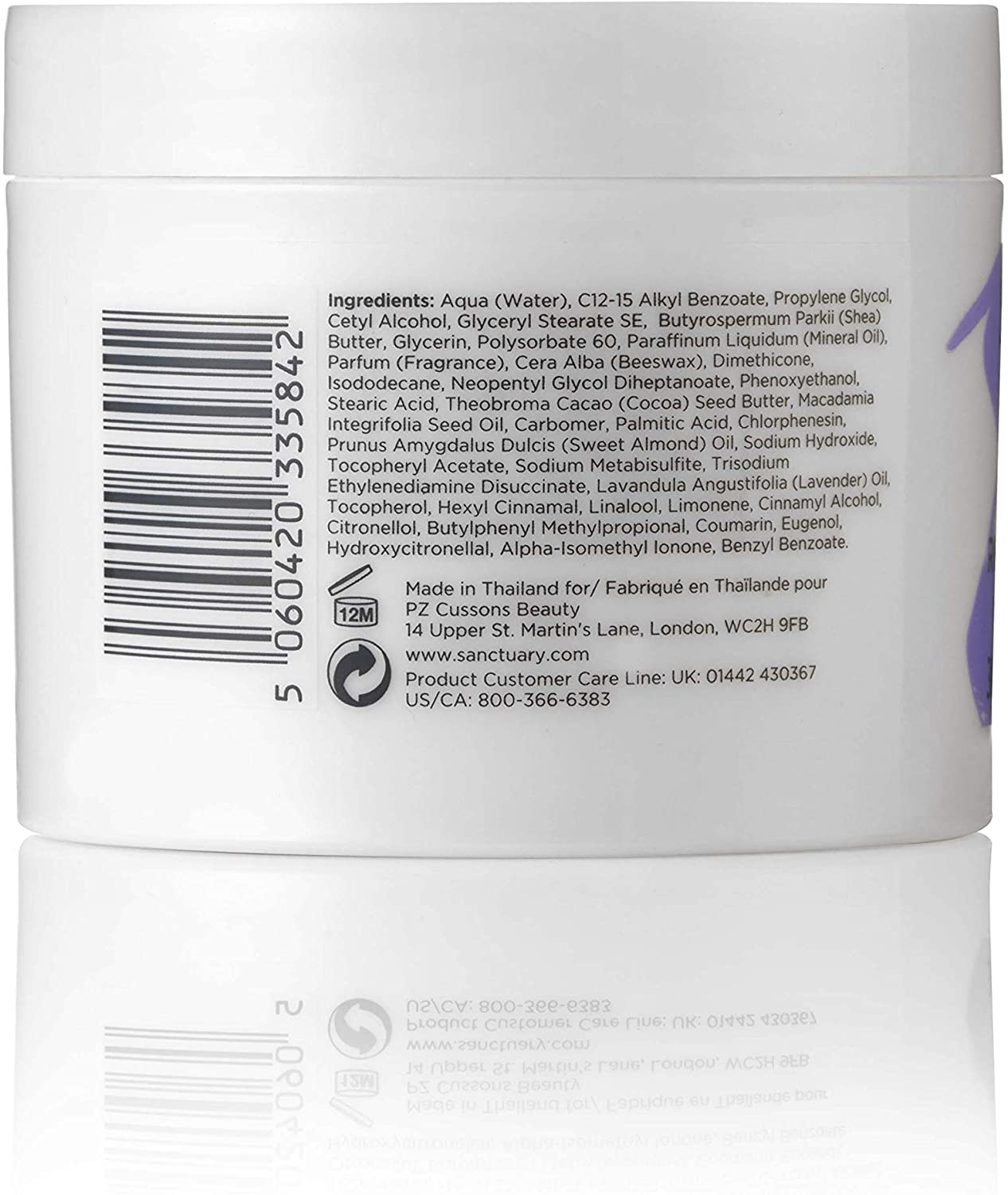 Sanctuary Spa Sleep Body Butter, Lavendar and Midnight Flower Relaxing