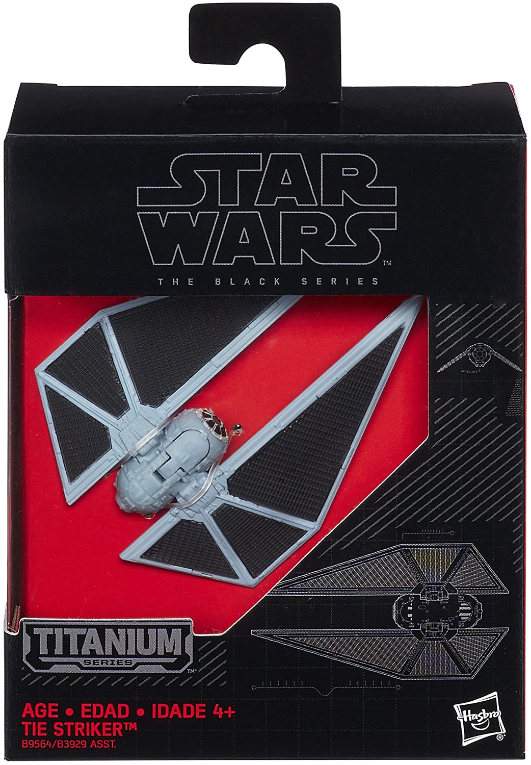 STAR WARS Rogue One Black Series Titanium Series TIE Striker, Multi-colored - Image 2