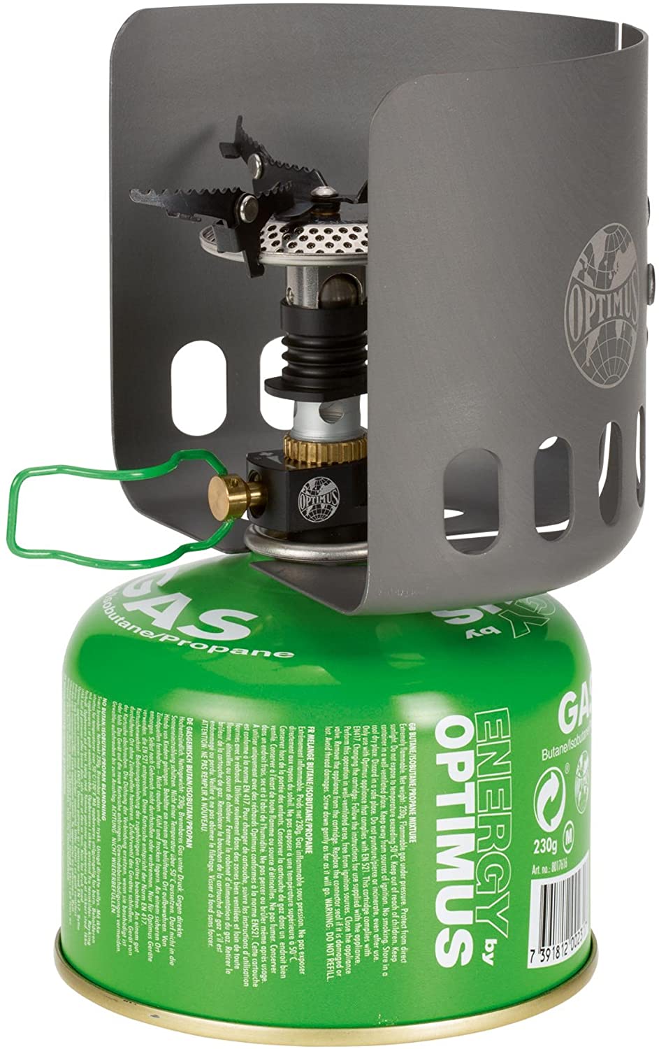 OPTIMUS Clip-on Wind protection for gas cartridges, Silver - Image 2