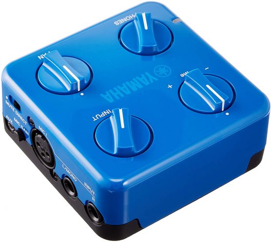 Yamaha SessionCake SC02 3-Channel DJ Mixer Headphones – Blue - Image 2