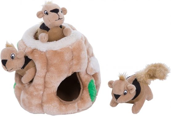 Outward Hound Hide A Squirrel Plush Dog Toy Puzzle, Small - Image 4