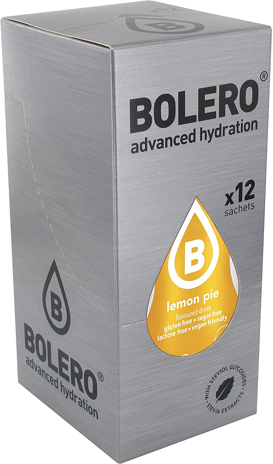 Bolero Classic Powder Sachet, 9 g, Lemon Pie, 12-Count, 108 g (Pack of 12)