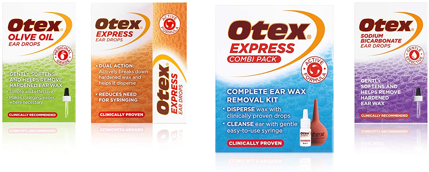 Otex Express Combi Pack Drops and Ear Syringe, 10ml – BigaMart