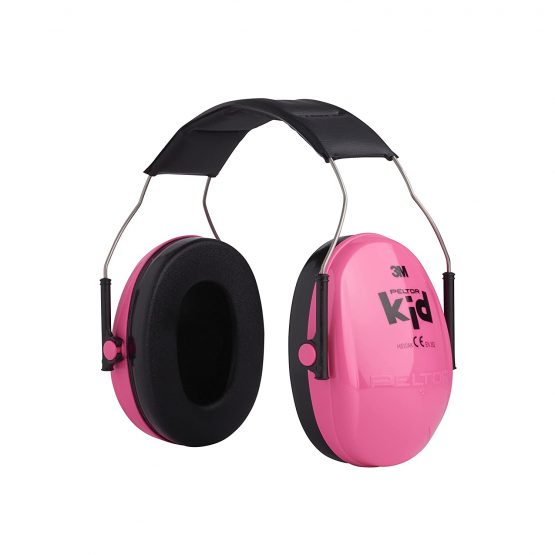 3M PELTOR Kid Earmuffs, 27 dB, Pink, Headband, H510AK-442-RE - Image 2