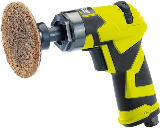 Draper 65069 Storm Force Compact 75mm Composite Air Sander, Blue
