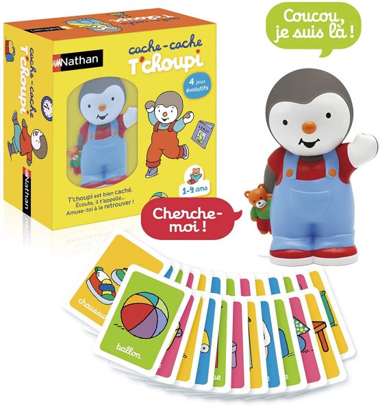 Nathan - T'choupi hide – an educational and evolving game for children aged 1 to 4 years – Electronic game