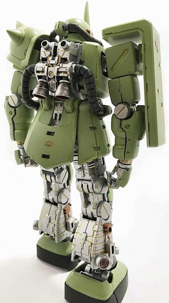 Bandai Hobby MS-06F2 Zaku II F2 Type Bitter Use of Mobile Suit Gundam 0083 Zeon Neuen Type MG Gundam Modeling Action Figure 1/100 - Image 4