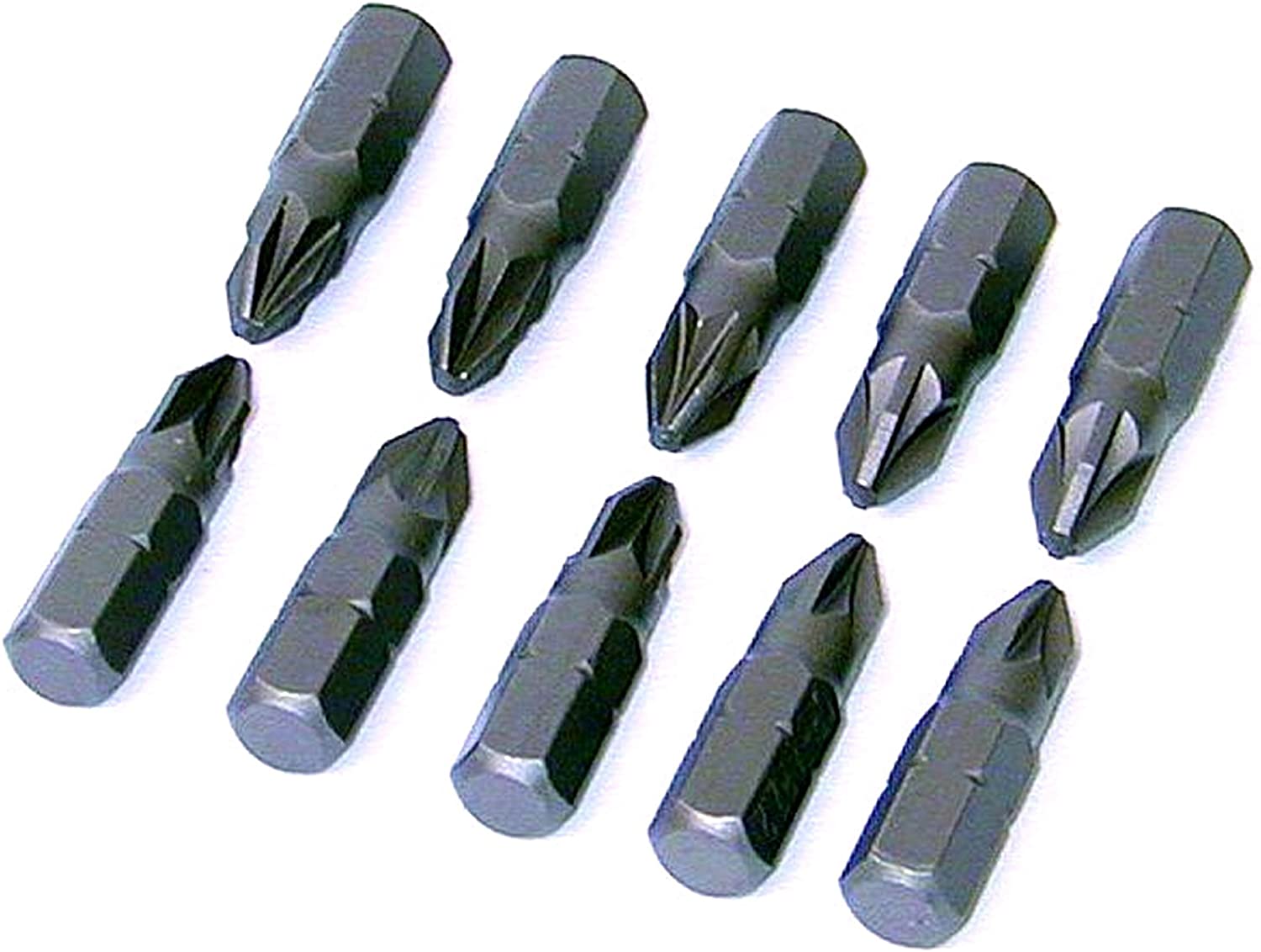 Rolson PZ2 x 25mm Bit Set (10 Pieces)