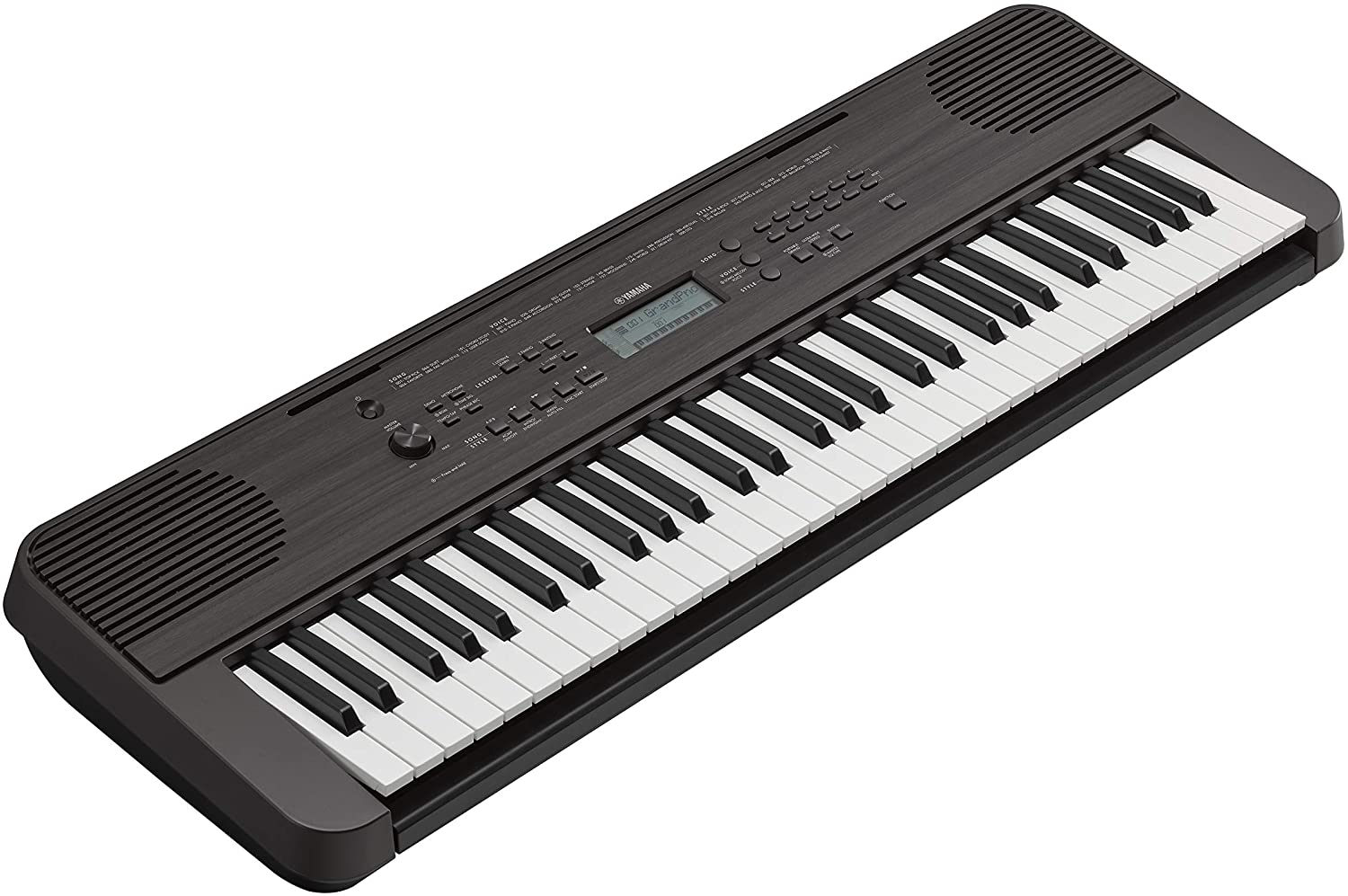 Yamaha Digital Keyboard PSR-E360MA, Dark Walnut, Entry-Level Digital Keyboard with 61 Touch-Sensitive Keys
