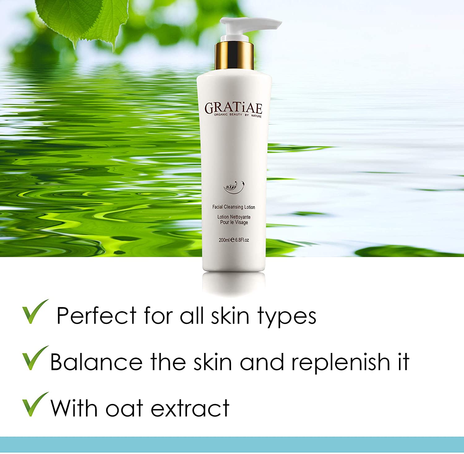 Gratiae Organic Beauty By Nature Facial Milk Cleansing Lotion – BigaMart