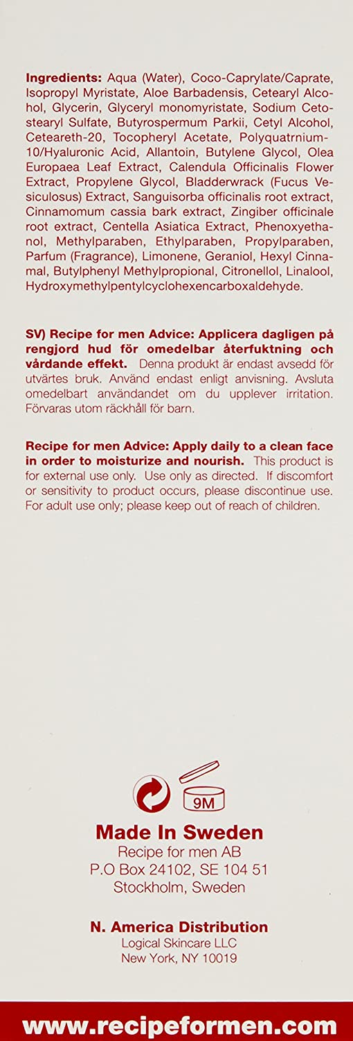 Recipe For Men Hair Product Men, Facial Moisturiser, Facial Exfoliator, The Unique Complex Of Vitamins, Minerals & Herbs - Image 3