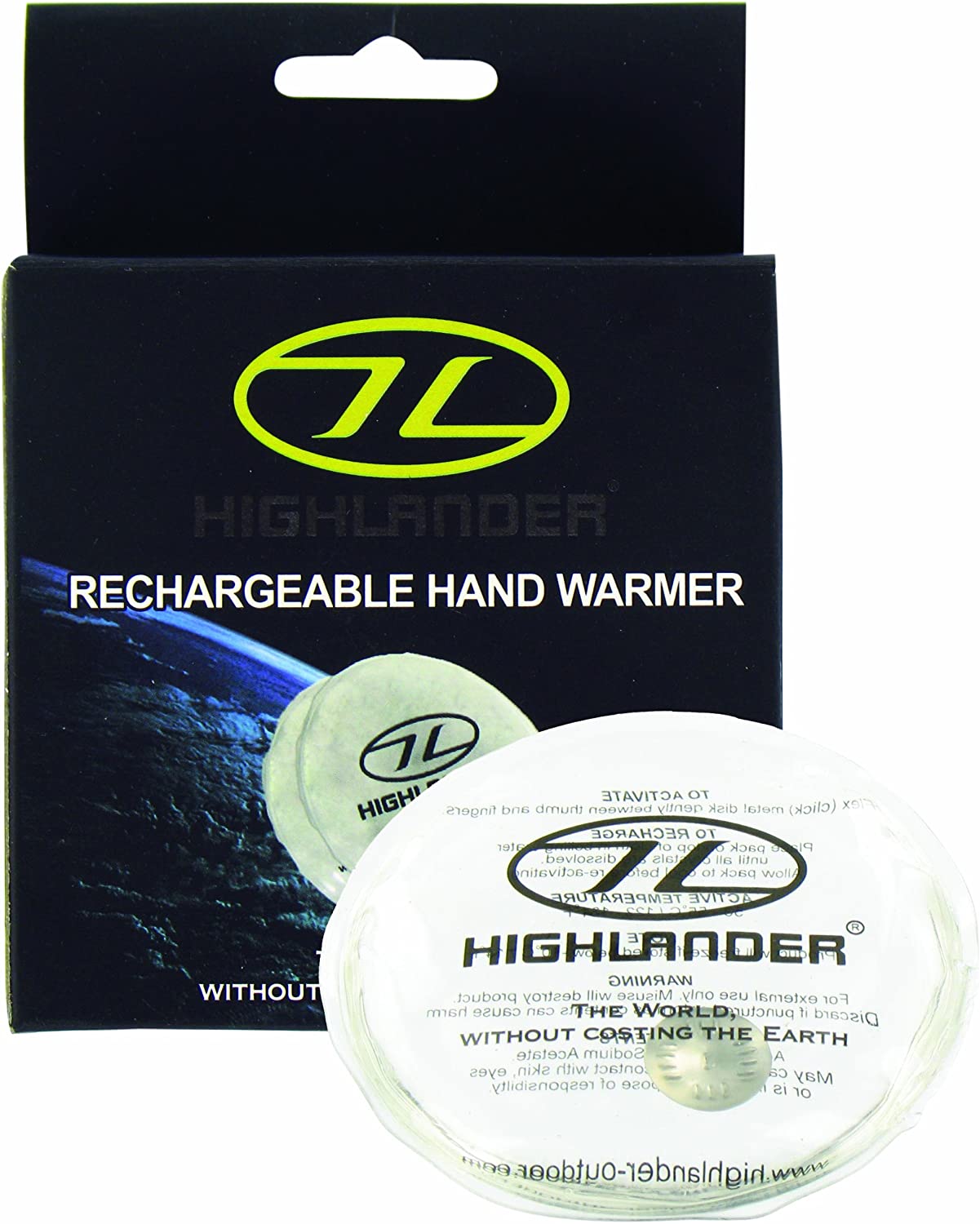 Highlander Rechargeable Handwarmer - Clear, Transparent