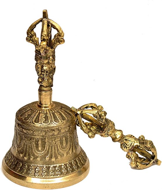 Dharma Store - Tibetan Buddhist Meditation Bell and Dorje Set - Image 2