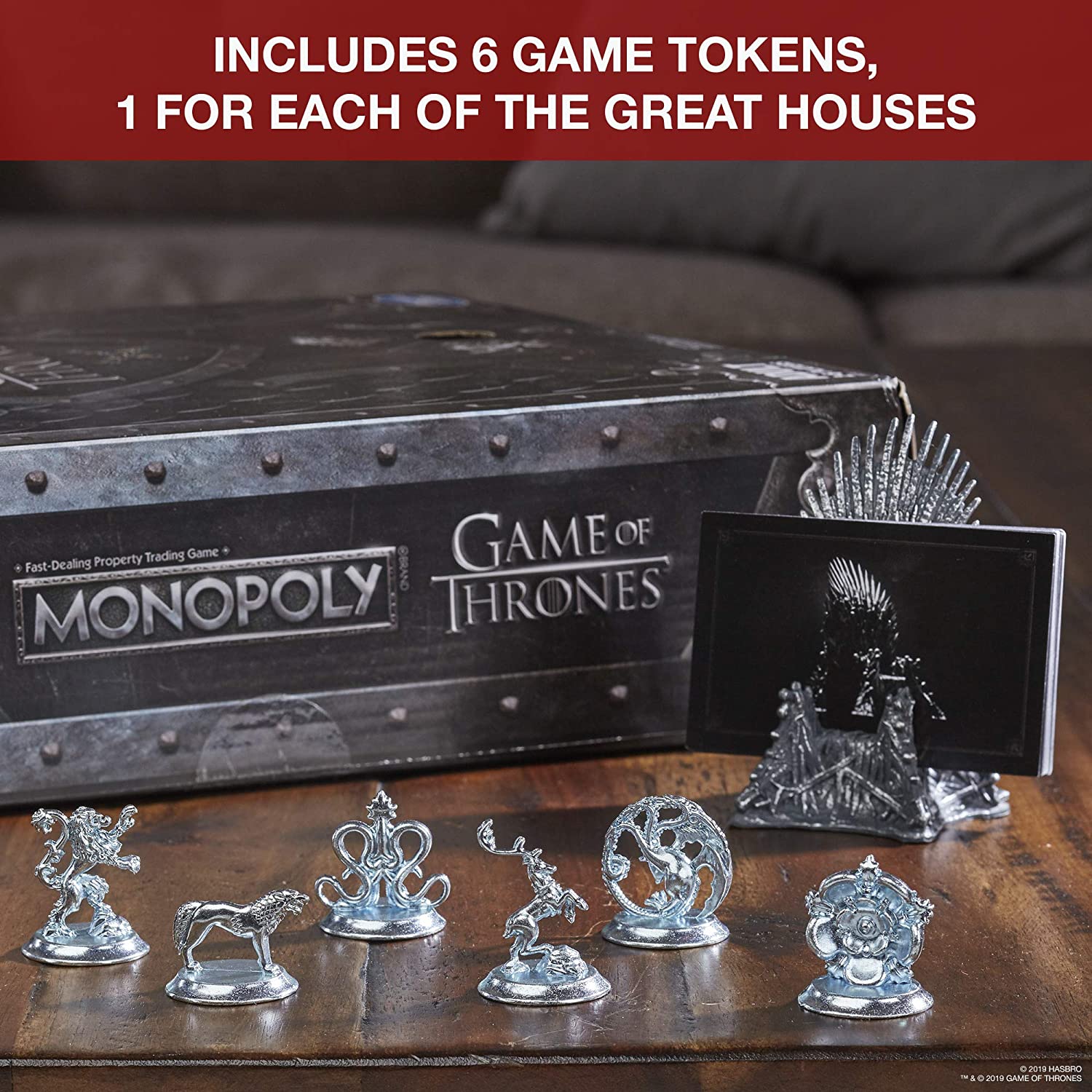 Hasbro Gaming Monopoly Game of Thrones Board Game for Adults for 2 to 6 Players, Board Games for Adults (Amazon Exclusive) - Image 4