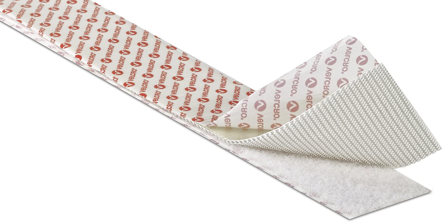 VELCRO Brand - Heavy Duty Stick On, White, 5 cm x 500 cm - Image 3