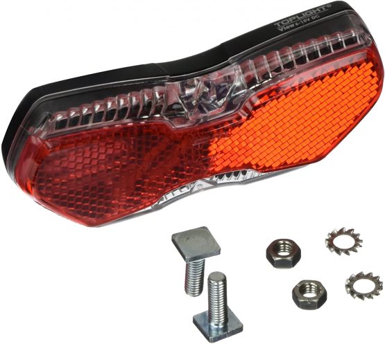 busch+müller Unisex_Adult Toplight View Rear Light, Black, Standard Size