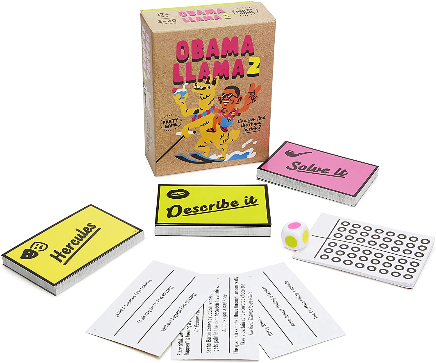 Mini Obama Llama 2: The Family Travel Game with the Strange-Sounding Name, Multicolor, Large - Image 2